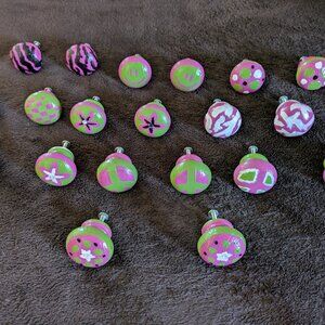 Hand-painted Wooden Drawer Pulls